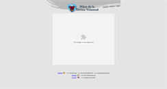 Desktop Screenshot of divinavoluntad.net